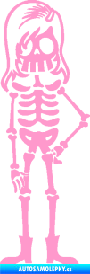 Samolepka The Bone Family Slečna světle růžová