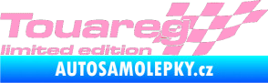 Samolepka Touareg limited edition pravá světle růžová