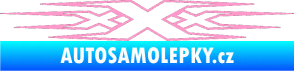 Samolepka Triple x světle růžová