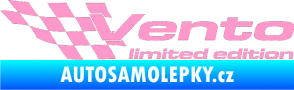 Samolepka Vento limited edition levá světle růžová