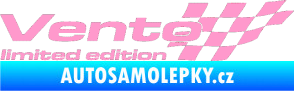 Samolepka Vento limited edition pravá světle růžová