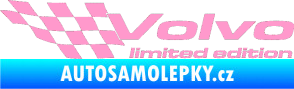 Samolepka Volvo limited edition levá světle růžová