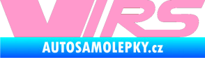 Samolepka VRS jedna barva světle růžová