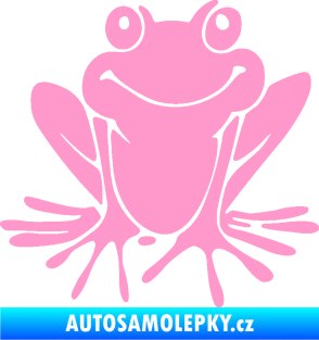 Samolepka Žába 008 pravá světle růžová