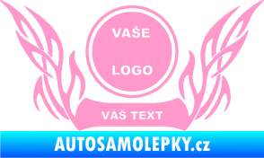 Samolepka Znak Tetování 002 světle růžová