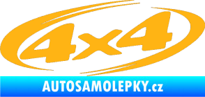 Samolepka 4x4 varianta 013 světle oranžová