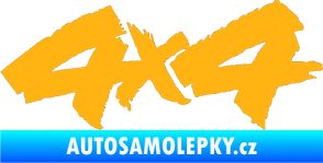 Samolepka 4x4 varianta 015 světle oranžová