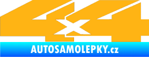 Samolepka 4x4 varianta 018 světle oranžová