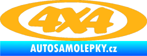 Samolepka 4x4 varianta 019 světle oranžová