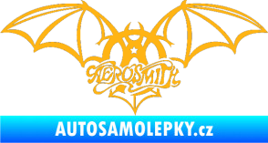Samolepka Aerosmith 001 světle oranžová