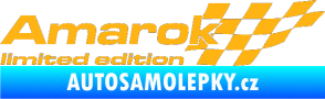 Samolepka Amarok limited edition pravá světle oranžová