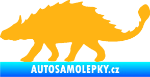 Samolepka Ankylosaurus 001 levá světle oranžová