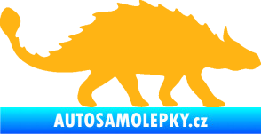 Samolepka Ankylosaurus 001 pravá světle oranžová