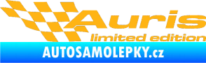 Samolepka Auris limited edition levá světle oranžová