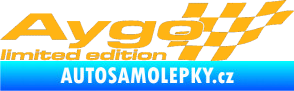Samolepka Aygo limited edition pravá světle oranžová