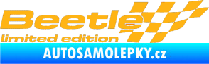 Samolepka Beetle limited edition pravá světle oranžová