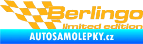 Samolepka Berlingo limited edition levá světle oranžová