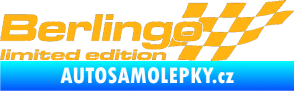 Samolepka Berlingo limited edition pravá světle oranžová
