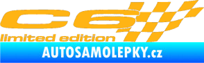 Samolepka C6 limited edition pravá světle oranžová