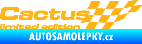 Samolepka Cactus limited edition pravá světle oranžová