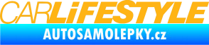 Samolepka Car Life Style světle oranžová