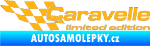 Samolepka Caravelle limited edition levá světle oranžová