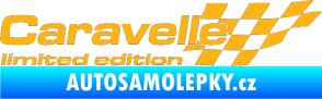 Samolepka Caravelle limited edition pravá světle oranžová