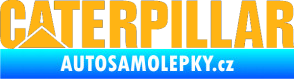 Samolepka Caterpillar - jedna barva světle oranžová