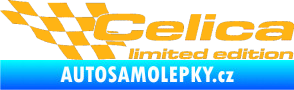Samolepka Celica limited edition levá světle oranžová