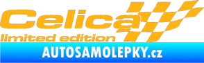Samolepka Celica limited edition pravá světle oranžová