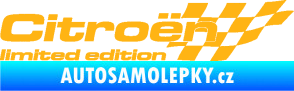 Samolepka Citroen limited edition pravá světle oranžová