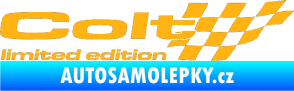 Samolepka Colt limited edition pravá světle oranžová
