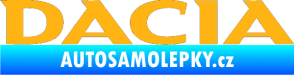 Samolepka Dacia 001 světle oranžová