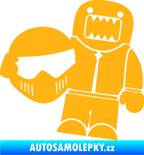 Samolepka Domo 014 levá Stig světle oranžová