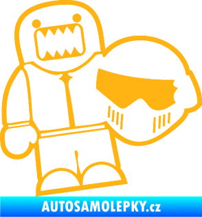 Samolepka Domo 015 levá  Stig světle oranžová