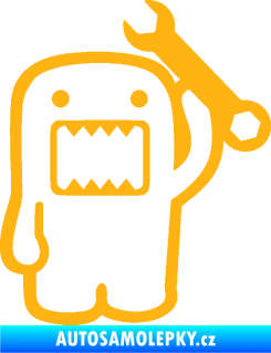 Samolepka Domo 022 pravá mechanik světle oranžová