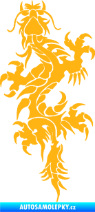 Samolepka Dragon 050 levá světle oranžová
