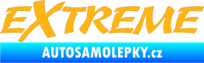 Samolepka Extreme 003 světle oranžová