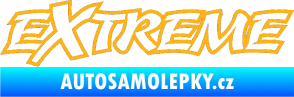 Samolepka Extreme 004 světle oranžová