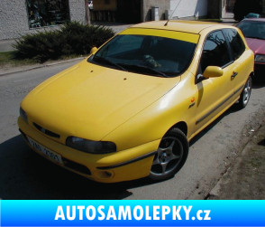 Samolepka Fiat Bravo - přední světle oranžová