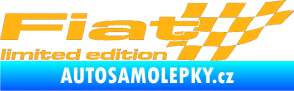 Samolepka Fiat limited edition pravá světle oranžová