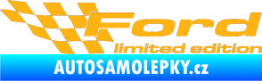 Samolepka Ford limited edition levá světle oranžová