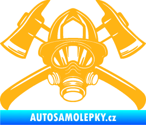 Samolepka Hasič 014 světle oranžová