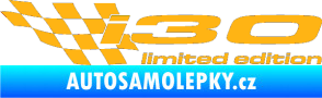 Samolepka i30 limited edition levá světle oranžová
