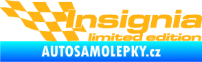Samolepka Insignia limited edition levá světle oranžová
