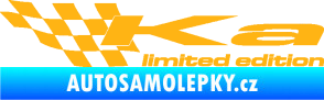 Samolepka Ka limited edition levá světle oranžová