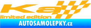 Samolepka Ka limited edition pravá světle oranžová