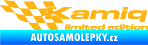Samolepka Kamiq limited edition levá světle oranžová