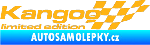 Samolepka Kangoo limited edition pravá světle oranžová