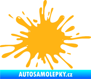 Samolepka Kaňka 002 levá světle oranžová